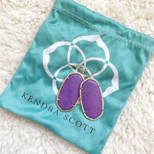 Kendra Scott Danielle Earrings In Purple